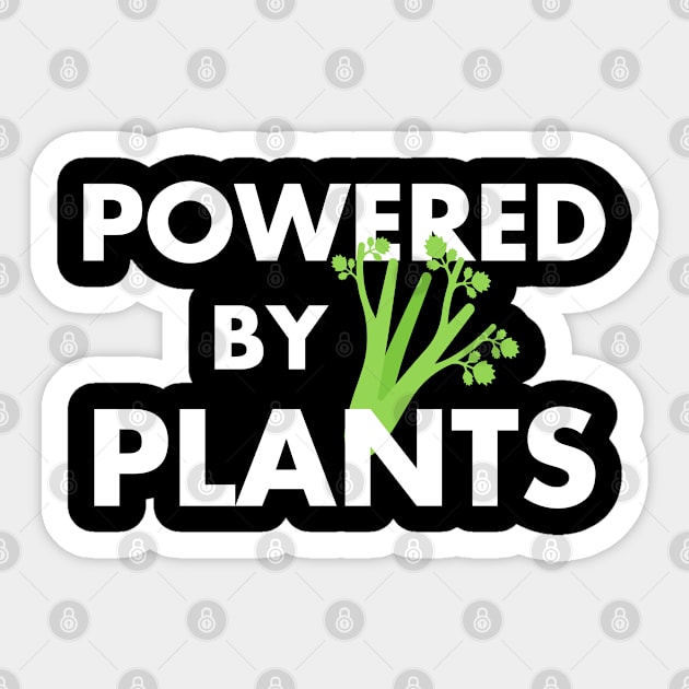 Powered By Plants Vegan Lifestyle Sticker by thegoldenyears